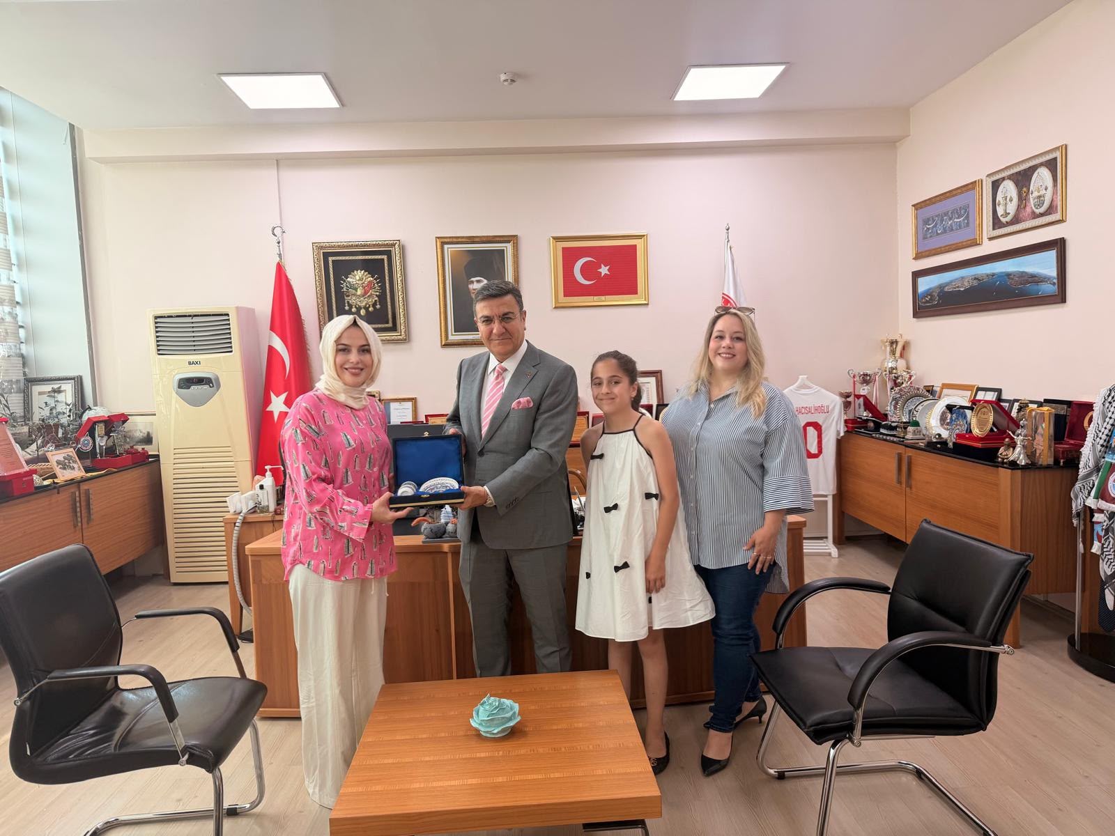 Yeni Yüzyıl Üniversitesi Rektörü Prof. Dr. İ. Yaşar Salihoğlu Ziyareti